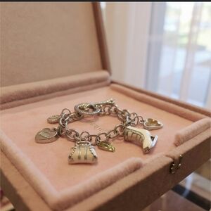 Juicy Couture 2008 Limited Edition Ice Skate & Handbag Toggle Bracelet
